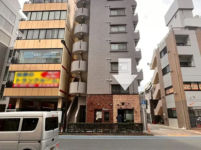 大井町のスケルトン店舗物件の外観