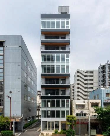 門前仲町のスケルトン店舗物件の外観