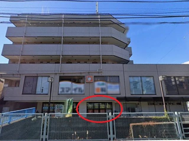 貸店舗(事務所仕様)の外観