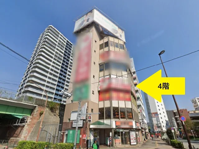 貸店舗(スケルトン)の外観