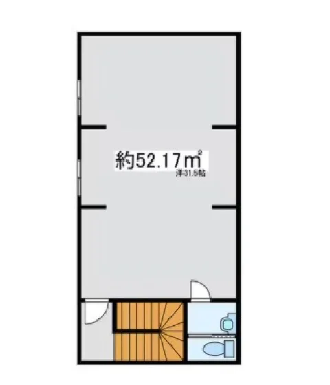 鳩ヶ谷のスケルトン物件の平面図