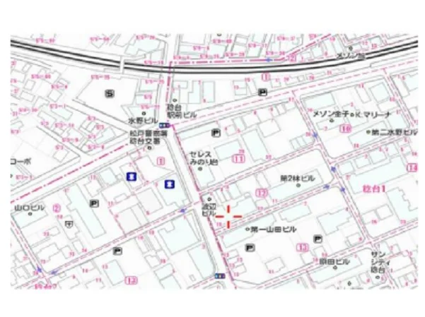 貸店舗(スケルトン)の地図
