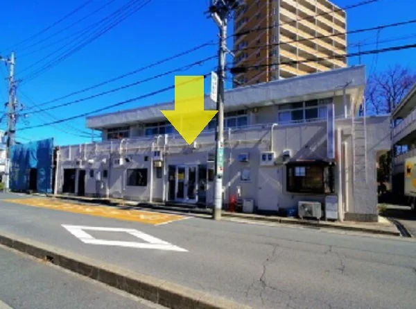 貸店舗(スケルトン)の外観