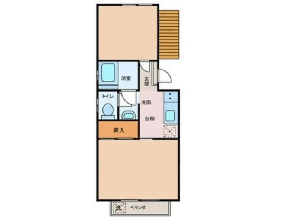 井の頭公園の事務所仕様物件の平面図