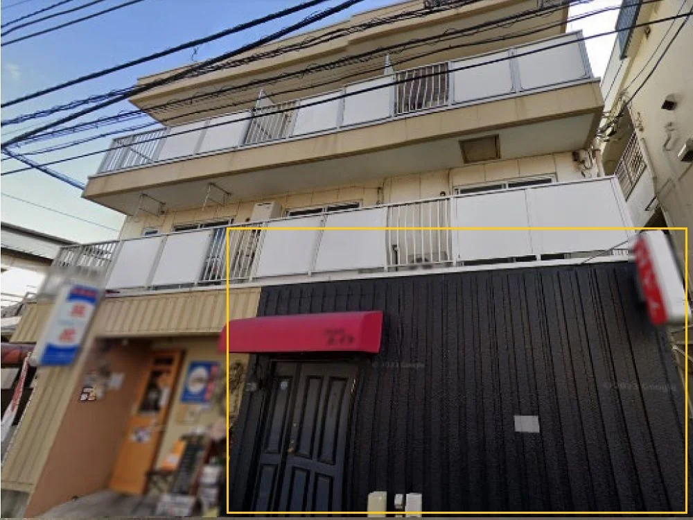 浦安の事務所仕様店舗物件の外観