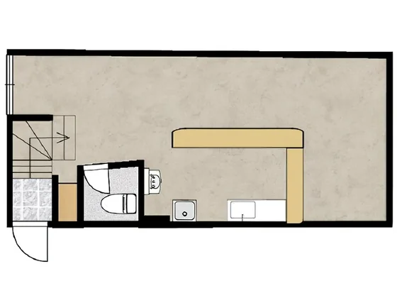 荻窪のイタリアン居抜きの平面図
