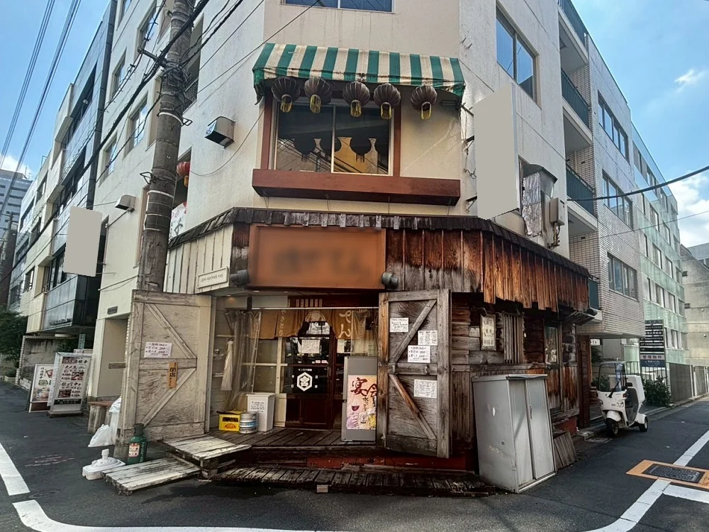 半蔵門の焼鳥・焼きとん居抜きの外観
