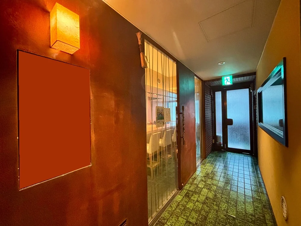 和食の居抜き物件のエントランス