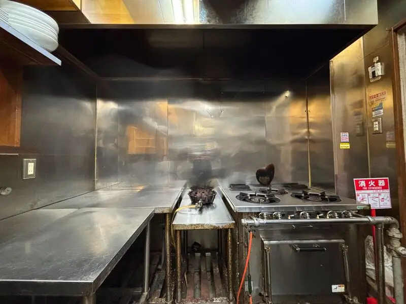 ビストロ・洋食の居抜き物件の厨房