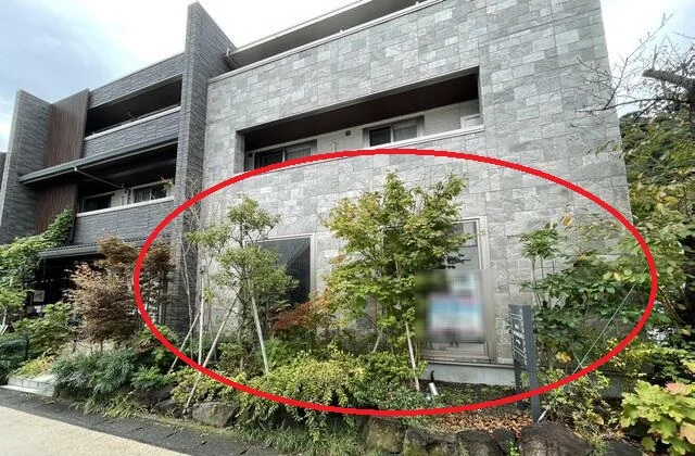 貸店舗(スケルトン)の外観