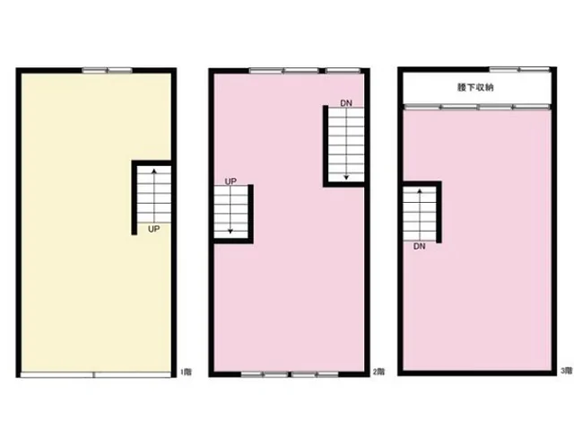 貸店舗(スケルトン)の平面図