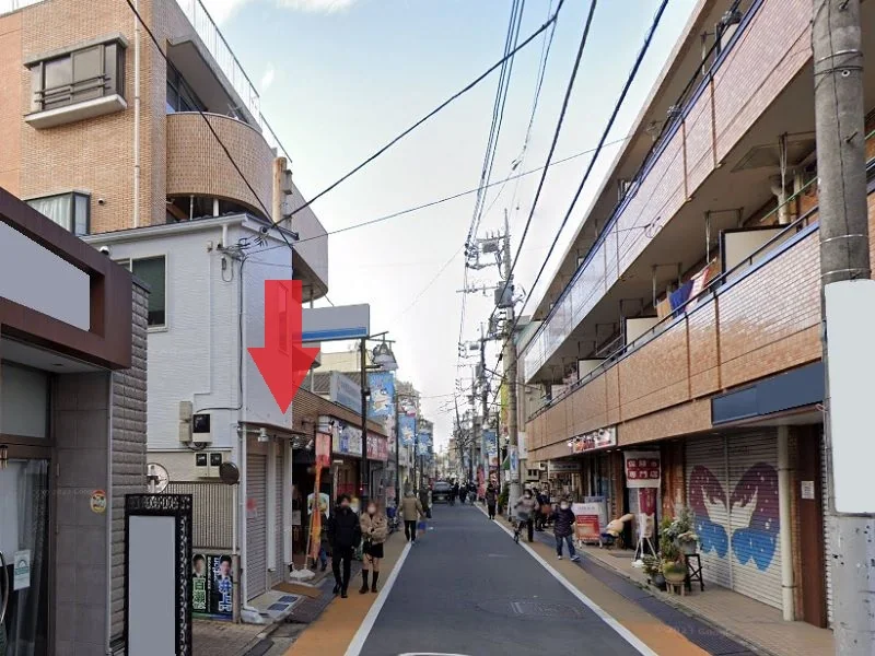 中村橋の居抜き店舗の外観