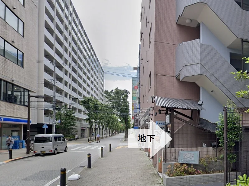 船堀の居抜き店舗の外観