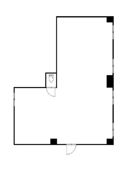 平塚のスケルトン物件の平面図