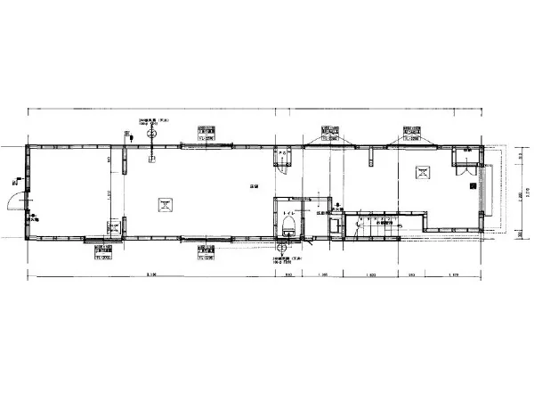 蕨のスケルトン物件の平面図