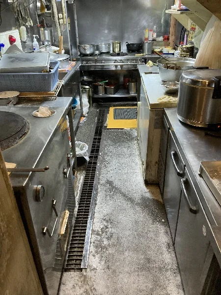 府中の居抜き店舗の厨房