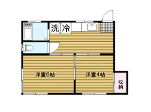 弘明寺の事務所仕様物件の平面図
