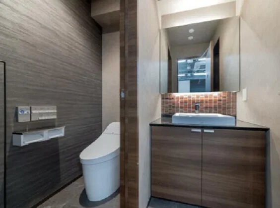 渋谷の事務所仕様店舗物件の内装