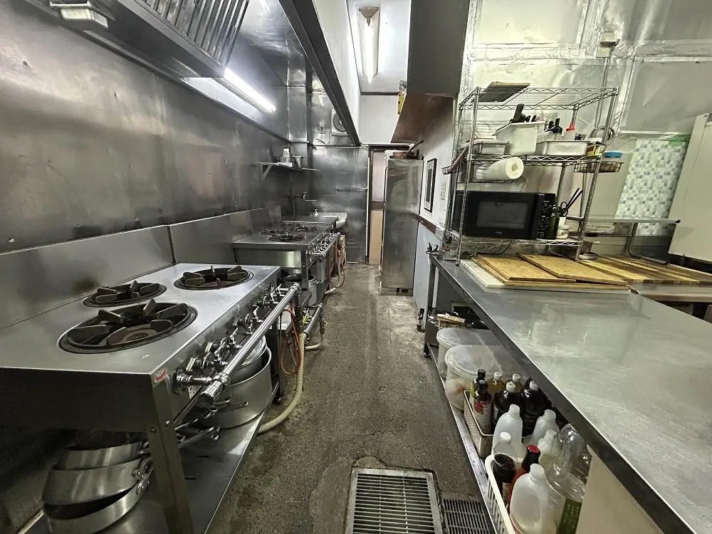 船橋の居抜き店舗の厨房