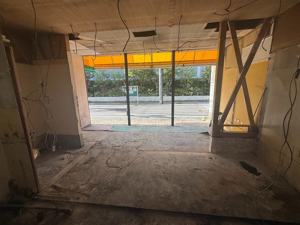 東向島のスケルトン物件の内装