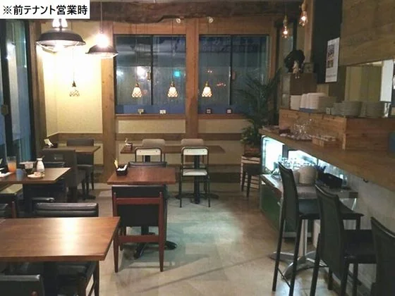 カフェ・喫茶店の居抜き物件の内装
