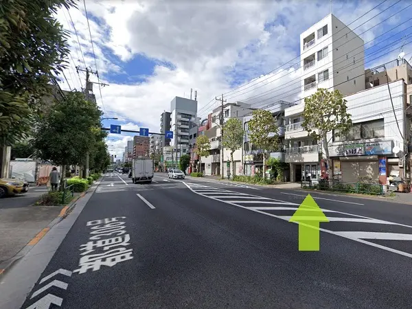 尾久の居抜き店舗の外観