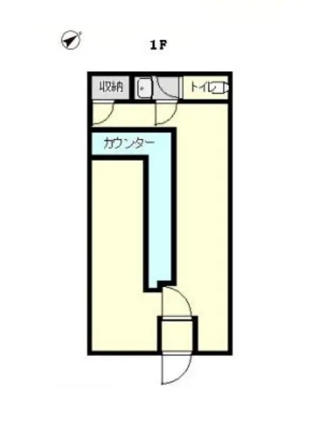 鶴瀬のスナック・パブ居抜きの内装