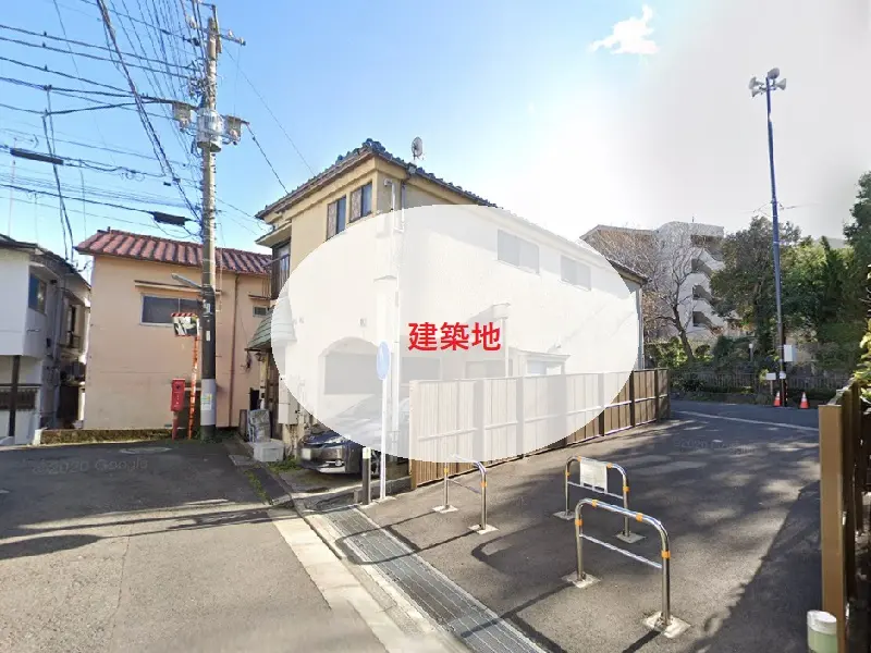 武蔵小山のスケルトン店舗物件の外観