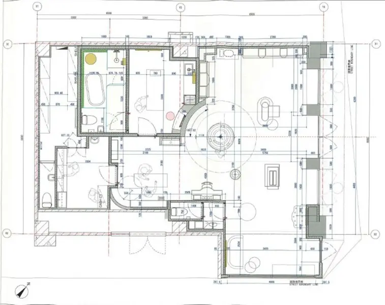 物販の居抜き物件の平面図