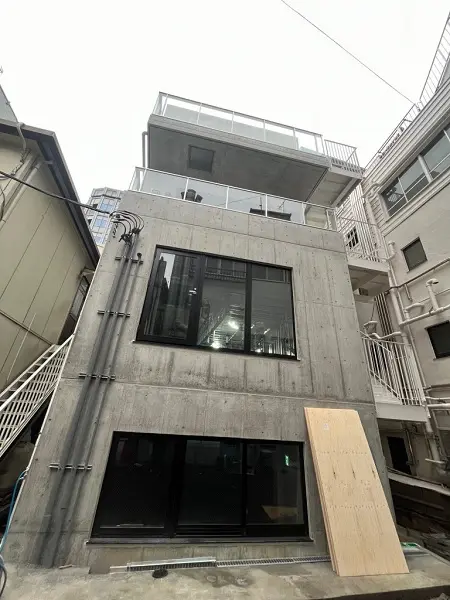 渋谷のスケルトン物件の外観