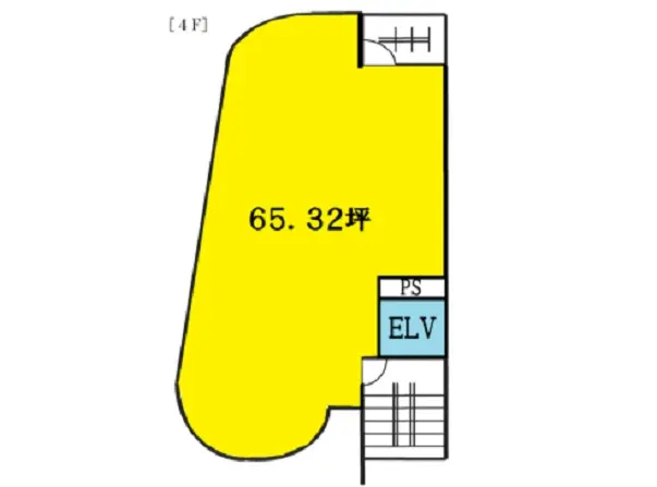 松戸のスケルトン物件の平面図