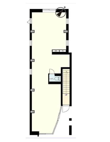 与野のスケルトン物件の平面図