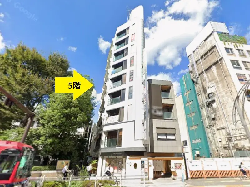 上野のスケルトン物件の外観