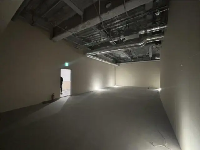 調布のスケルトン物件の内装