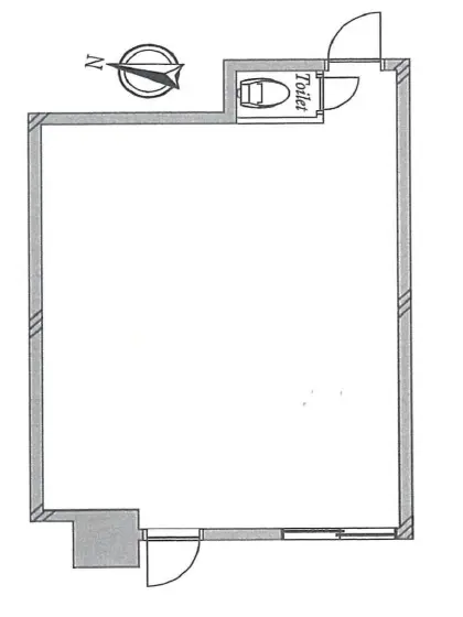大森のスケルトン物件の平面図