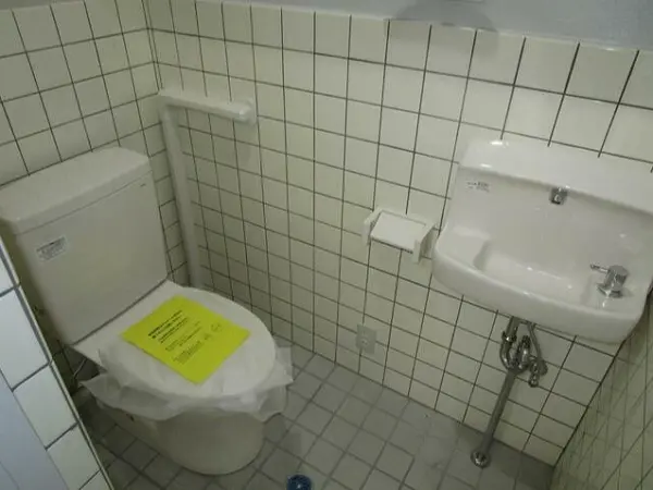 雑司が谷のスケルトン物件のトイレ