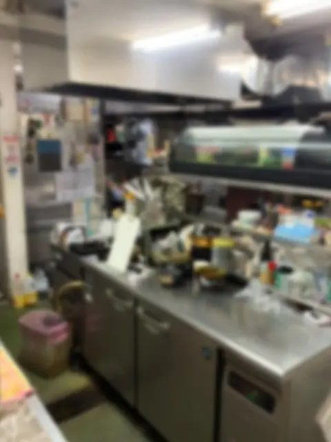 うどん・そばの居抜き物件の厨房