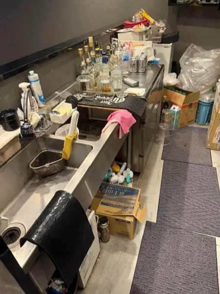 六本木のリース店舗物件の厨房