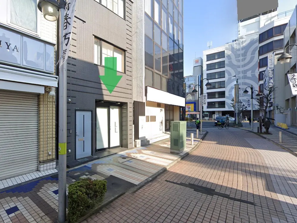 久米川の居抜き店舗の外観