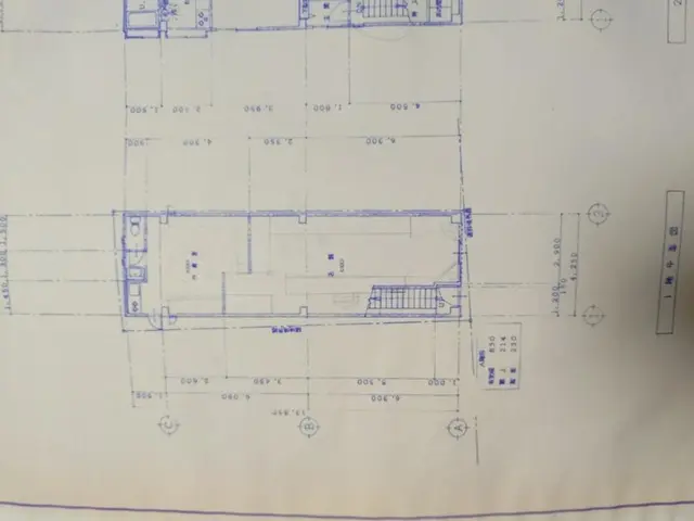 久米川の物販居抜きの平面図