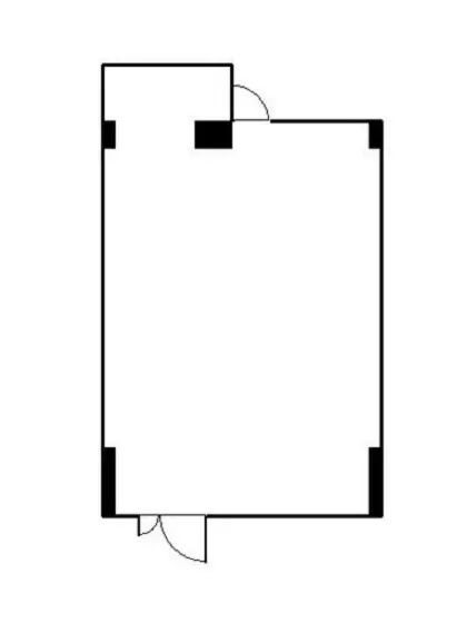 鎌ヶ谷のスケルトン物件の平面図