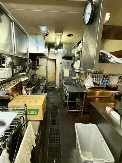 高田馬場の居抜き店舗の厨房