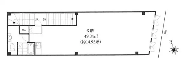 整体・マッサージの居抜き物件の平面図