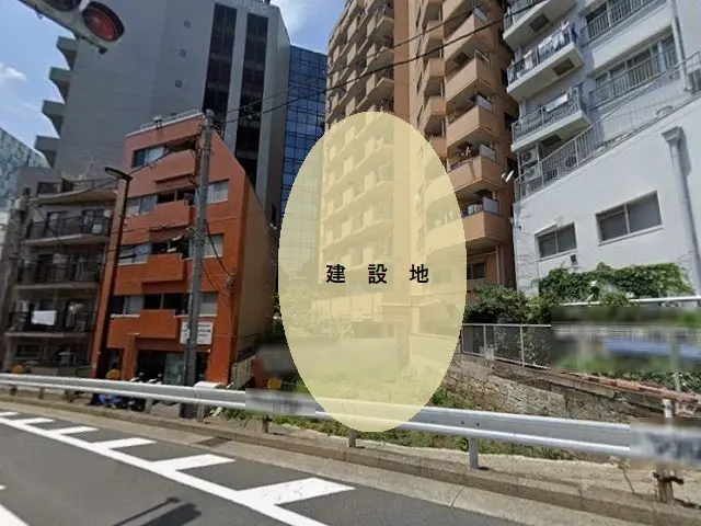 東新宿のスケルトン店舗物件の外観