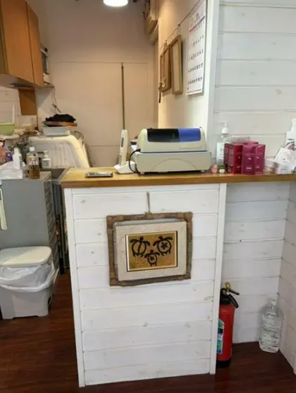 大倉山の居抜き店舗の内装