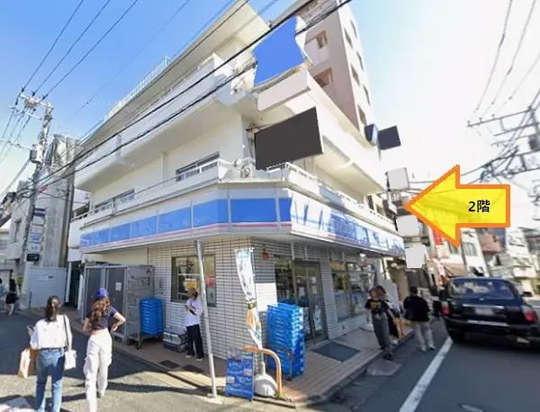 貸店舗(スケルトン)の外観