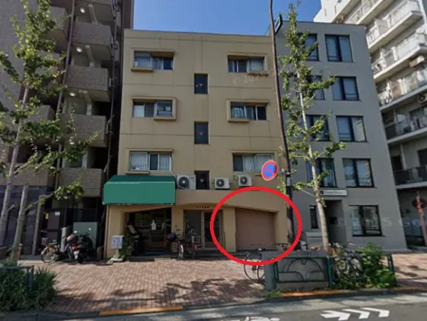 穴守稲荷のスケルトン物件の外観