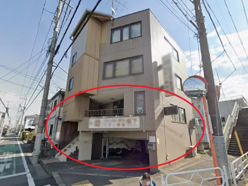 砂川七番の事務所仕様物件の外観