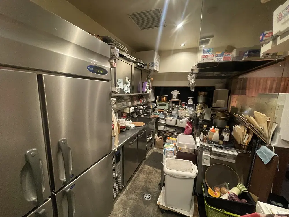 六郷土手の居酒屋居抜きの厨房