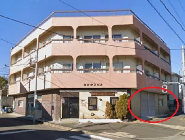 貸店舗(事務所仕様)の外観